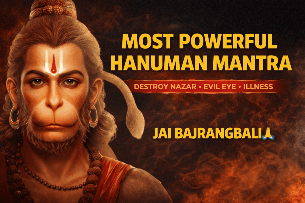 The Power of the Hanuman Mantra: A Guide to Dispelling Evil Eye and Illness